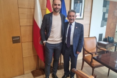 Con el presidente del Gobierno de Cantabria Miguel Angel Revilla