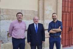 Con el presidente del Consejo Económico y Social de Castilla y León Enrique Cabero