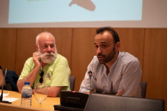 Con el corresponsal de guerra Ramón Lobo, presentando su libro 'El día que murió Kapuscinski'