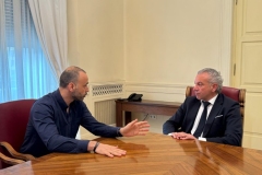 Reunión con el delegado del Gobierno en Castilla y León