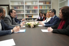 Reunión con  el ministro de la Presidencia del Gobierno de España
