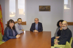 Visita oficial al Procurador del Común de Castilla y León, Tomás Quintana, en representación de la Asociación de Periodistas de León y del Colegio Profesional de Periodistas de Castilla y León